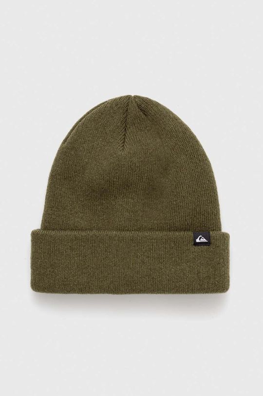 Шерстяная шапка Quiksilver, зеленый