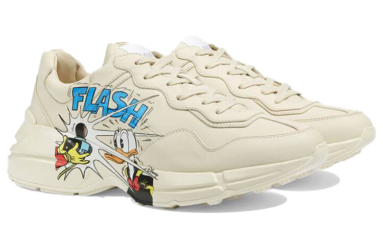 

Кроссовки GUCCI Disney x Gucci Rhyton Дональд Дак, белый