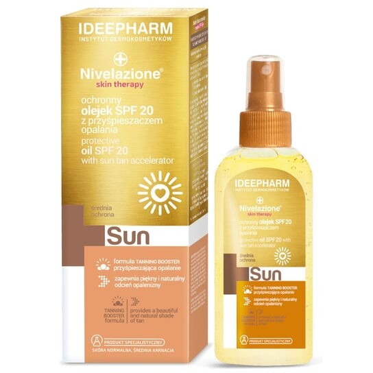 

Защитное масло SPF 20 с ускорителем загара, 150 мл Nivelazione Skin Therapy SUN