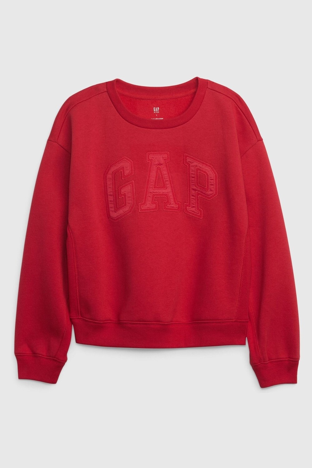 

Толстовка с круглым вырезом и логотипом Gap, красный