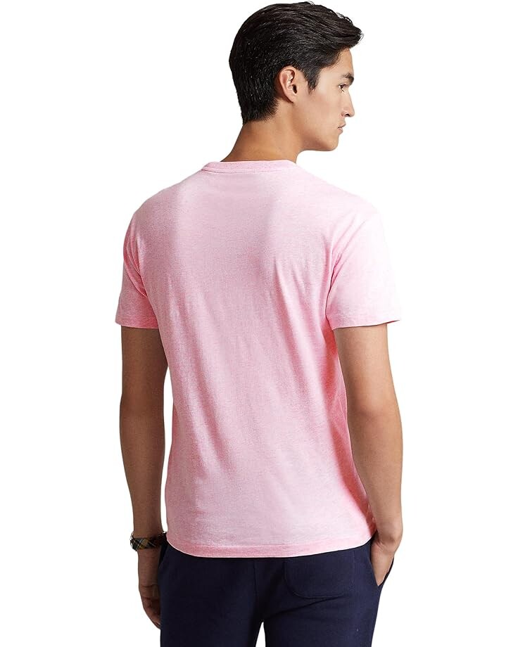 

Футболка Polo Ralph Lauren Classic Fit Jersey Crew Neck T-Shirt, цвет Pink 1