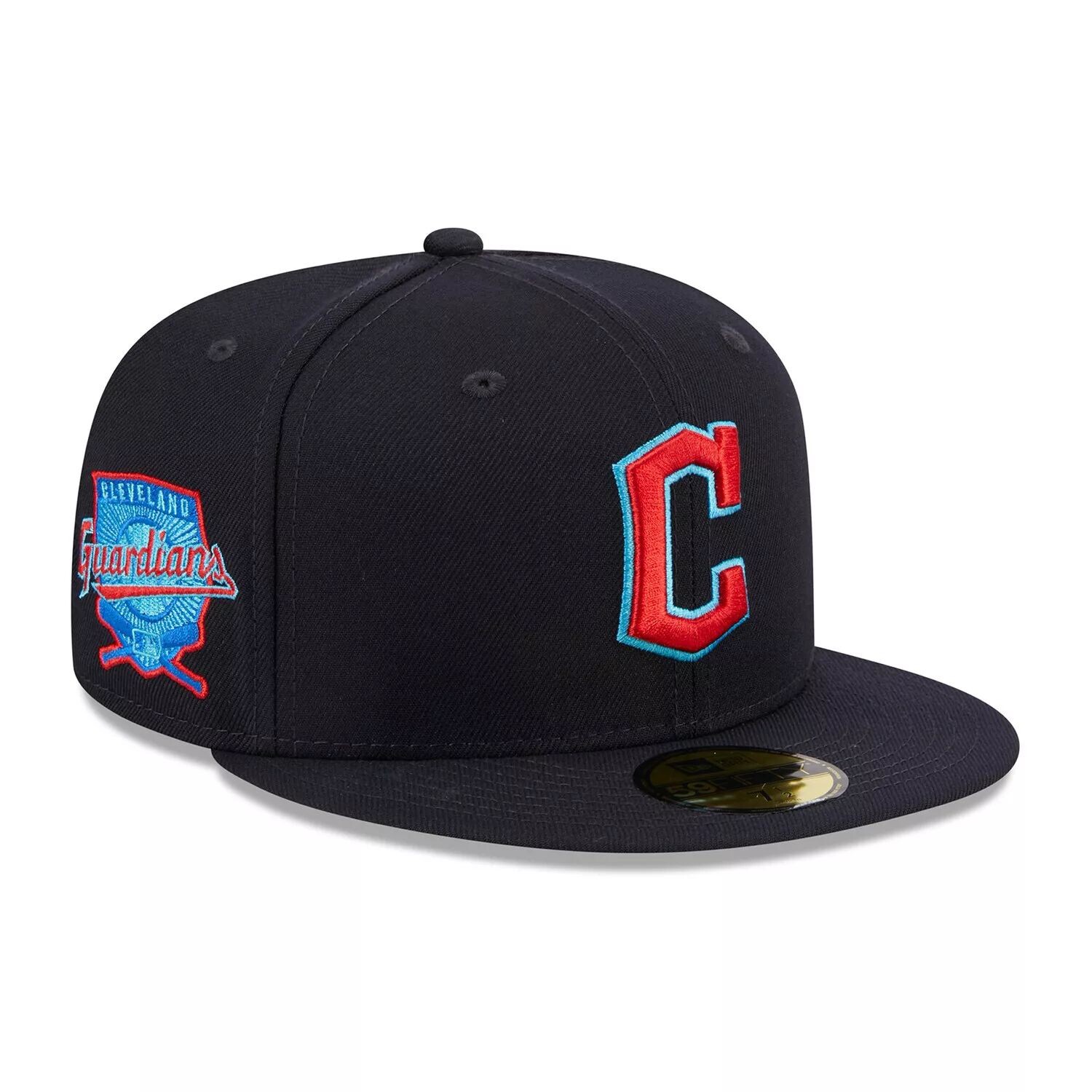 

Мужская кепка New Era Navy Cleveland Guardians 2023 MLB Father's Day On Field 59FIFTY