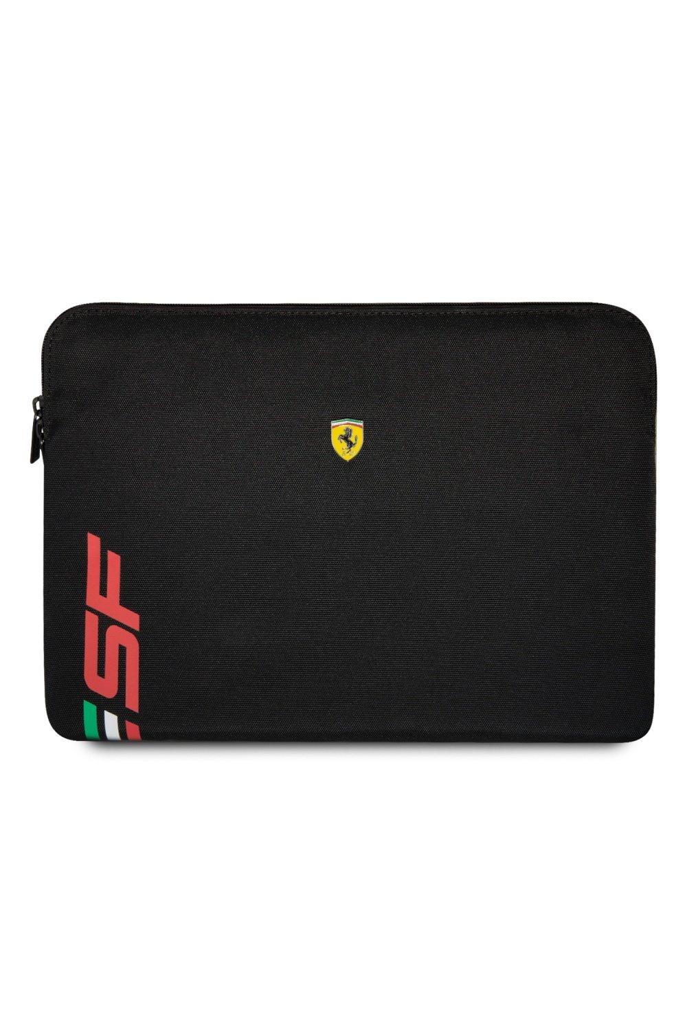 цена Чехол для ноутбука 14 дюймов из искусственной кожи с логотипом Sf Ferrari, черный
