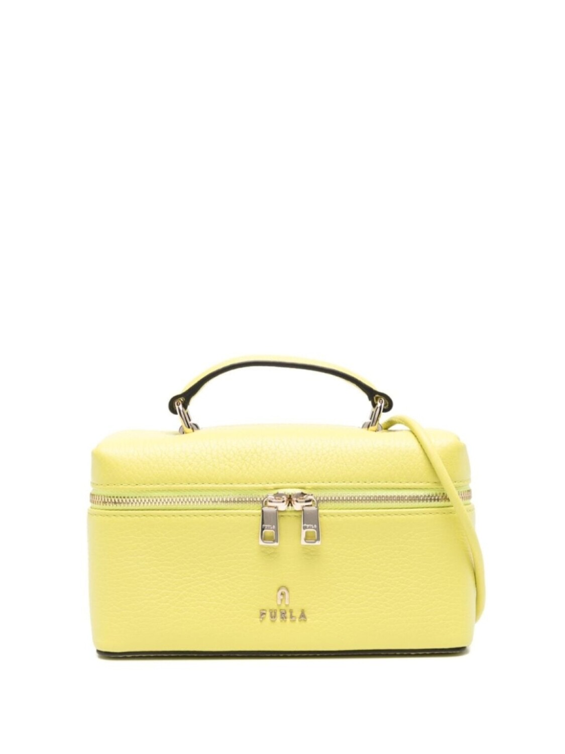 

Кожаная мини-сумка Furla Camelia, желтый