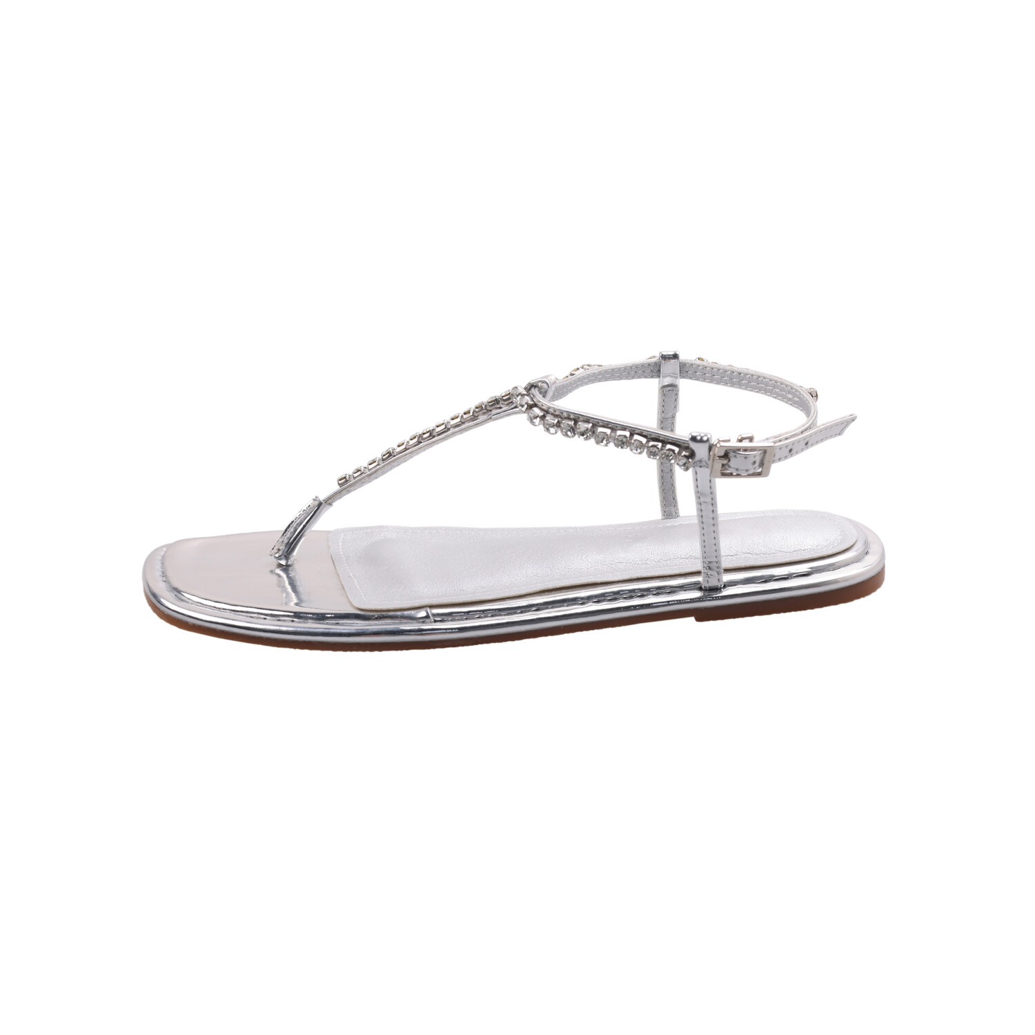 

Сандалии Five-nine Dan seven One-Strap Sandals Women's, серебряный
