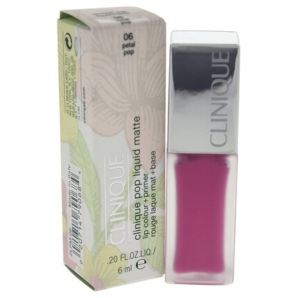 

Pop Liquid Matte Lip Color + Праймер Petal Pop 6 мл, Clinique