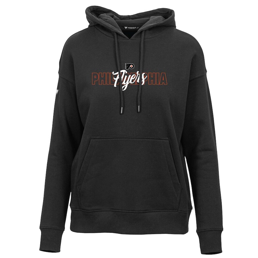 

Пуловер с капюшоном Levelwear Philadelphia Flyers, черный
