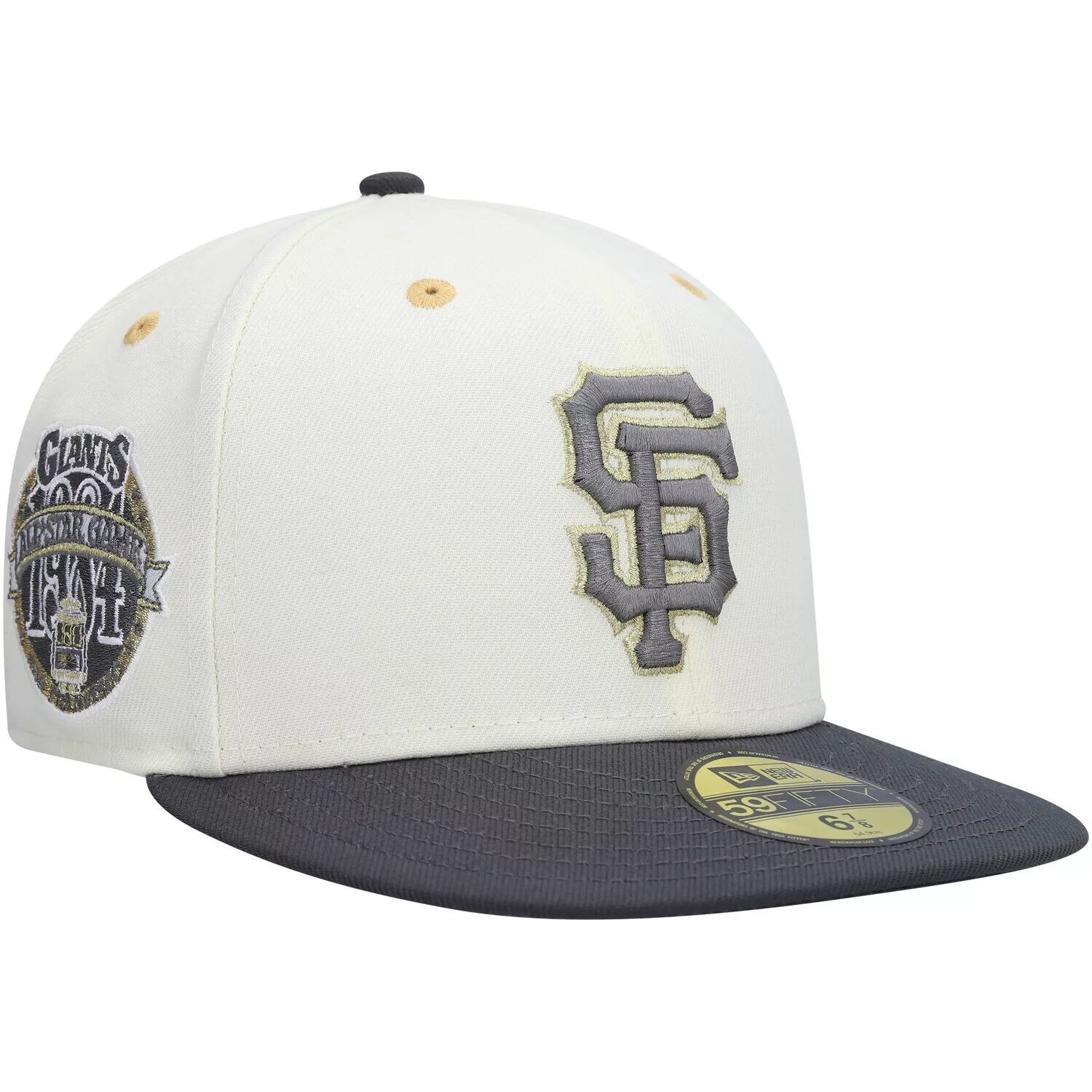 

Мужская кепка New Era White/Corral San Francisco Giants 1984 MLB All-Star Game Chrome 59FIFTY Облегающая шляпа