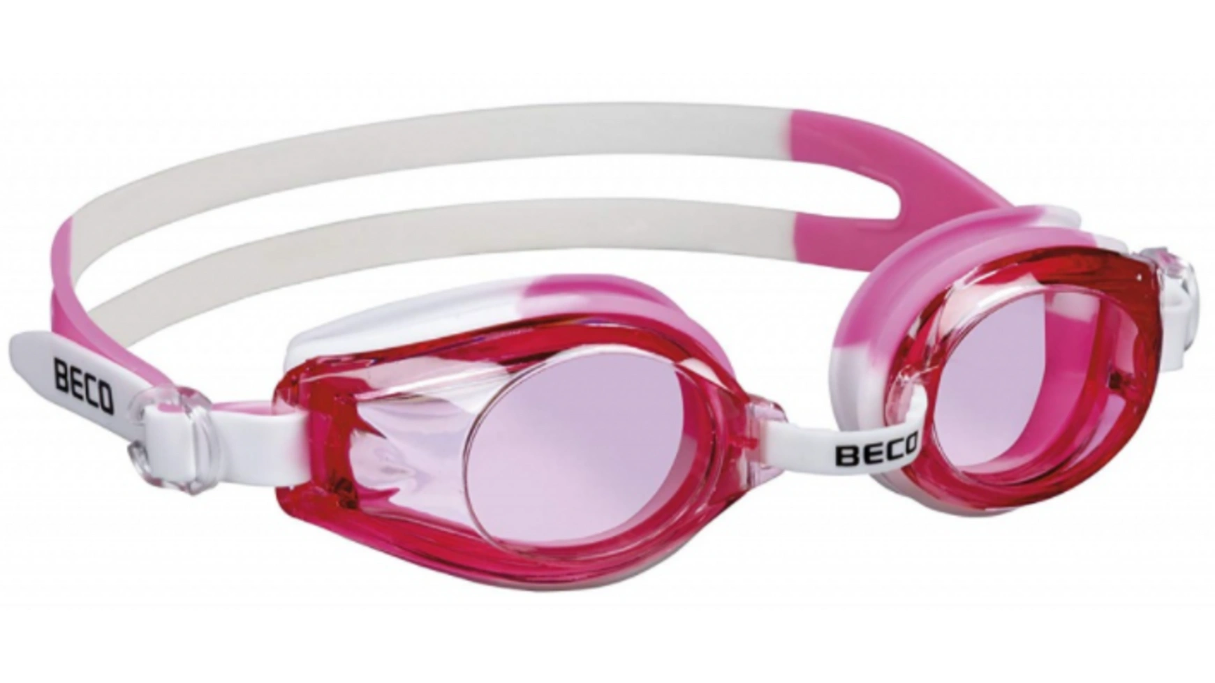 Beco Детские очки для плавания RIMINI 12+ белый/розовый