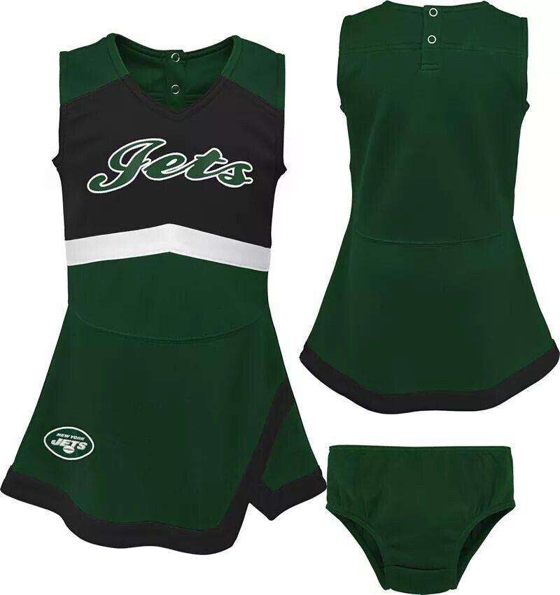

Nfl Team Apparel Платье для малышей New York Jets Cheer Dress