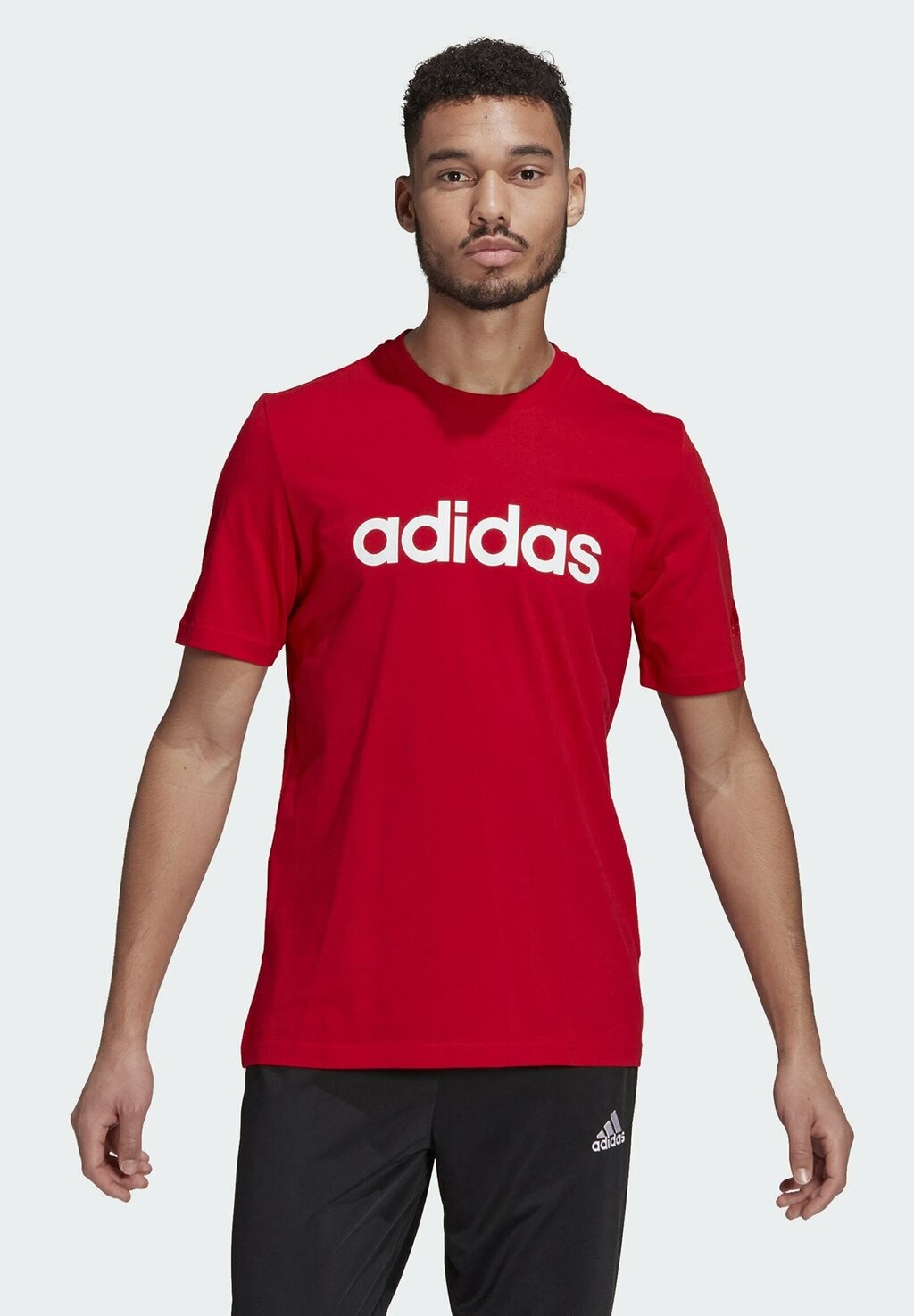 

Футболка с принтом Adidas, красный