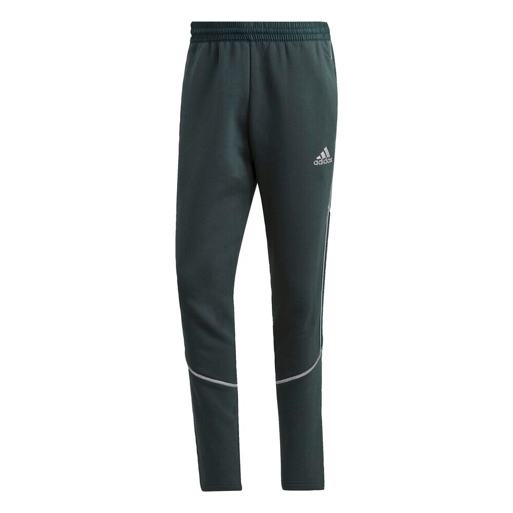 

Обычные тренировочные брюки Adidas Essentials Reflect-In-The-Dark Fleece, темно-зеленый