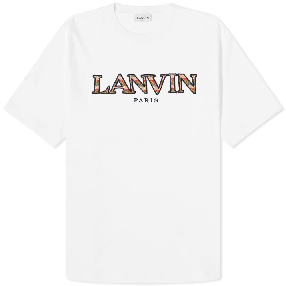 

Футболка Lanvin с вышитым логотипом Curb