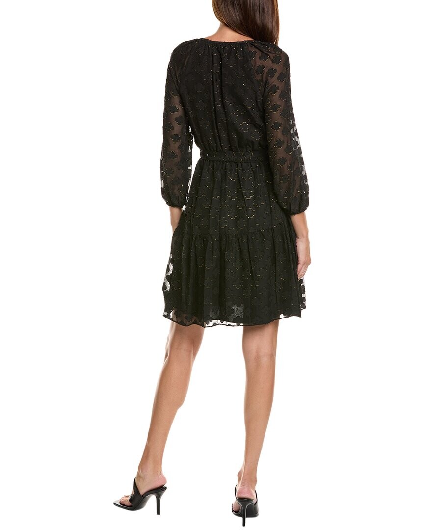 

Мини-платье Nanette by Nanette Lepore Fil Coupe Nanette Nanette Lepore, черный