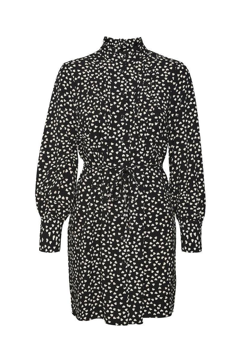 

Короткое платье изогнутой формы Vero Moda Curve, черный