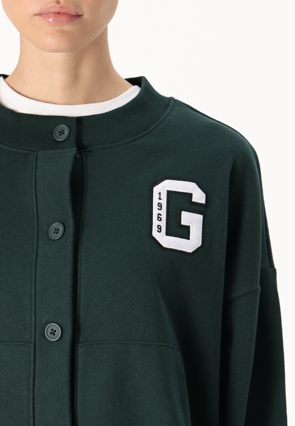 

Кардиган LOGO CARDIGAN GAP Petite, черный
