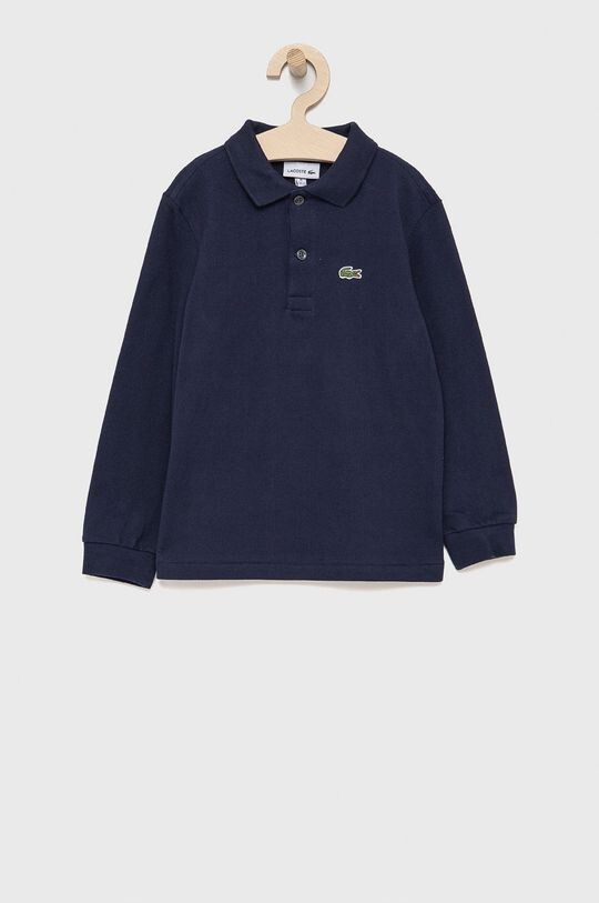 

Хлопковый лонгслив Lacoste для детей., темно-синий