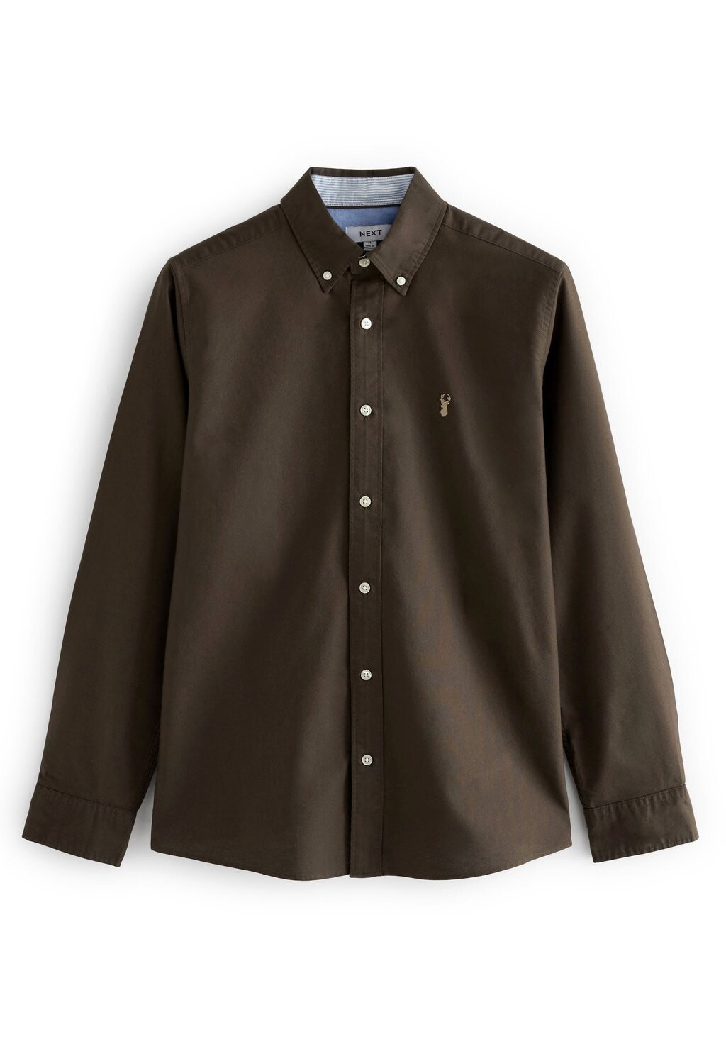 

Рубашка Oxford Slim Fit Next, цвет dark brown