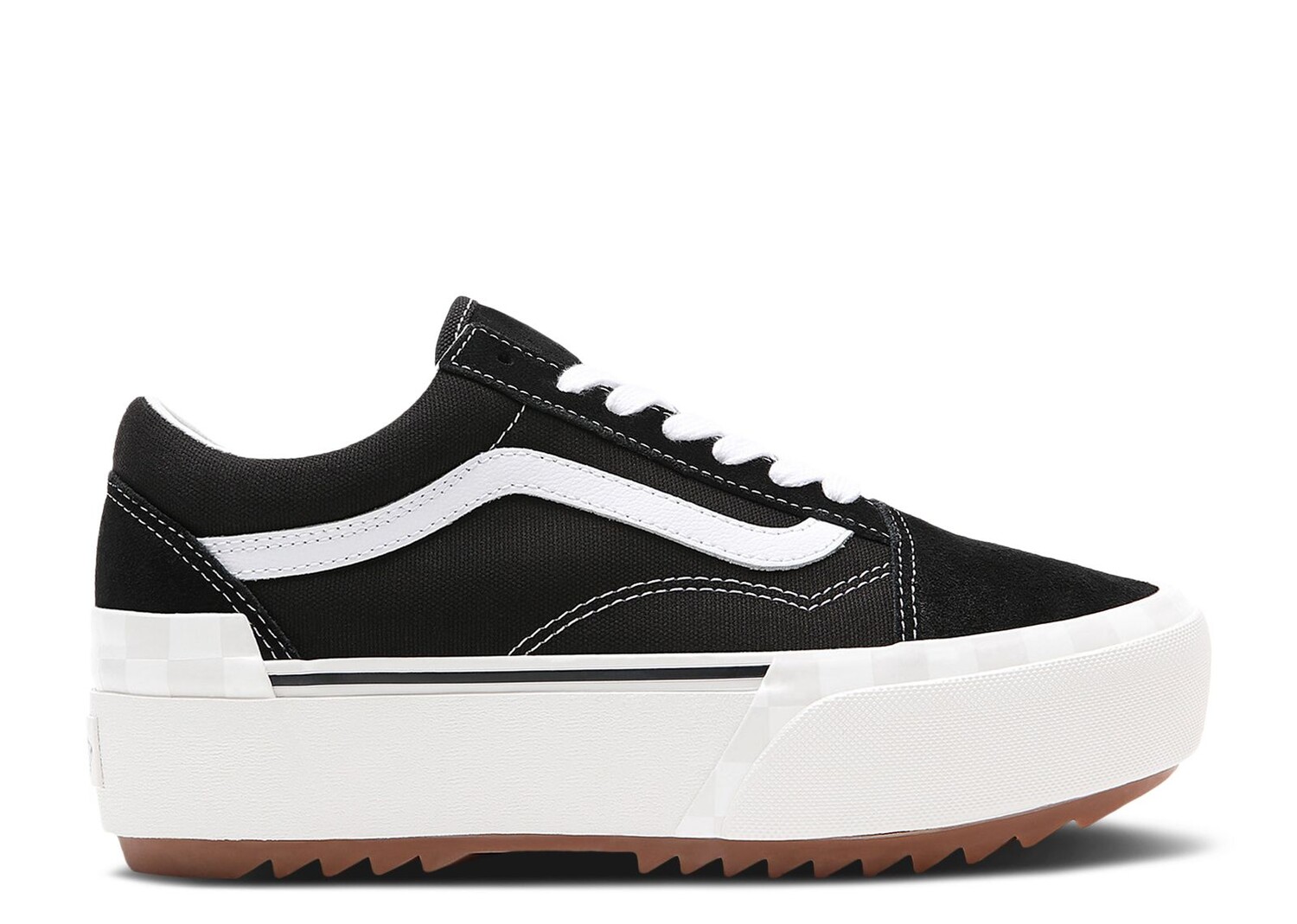 Кроссовки Vans Old Skool Stacked 'Black White', черный кроссовки vans old skool stacked black cobblestone