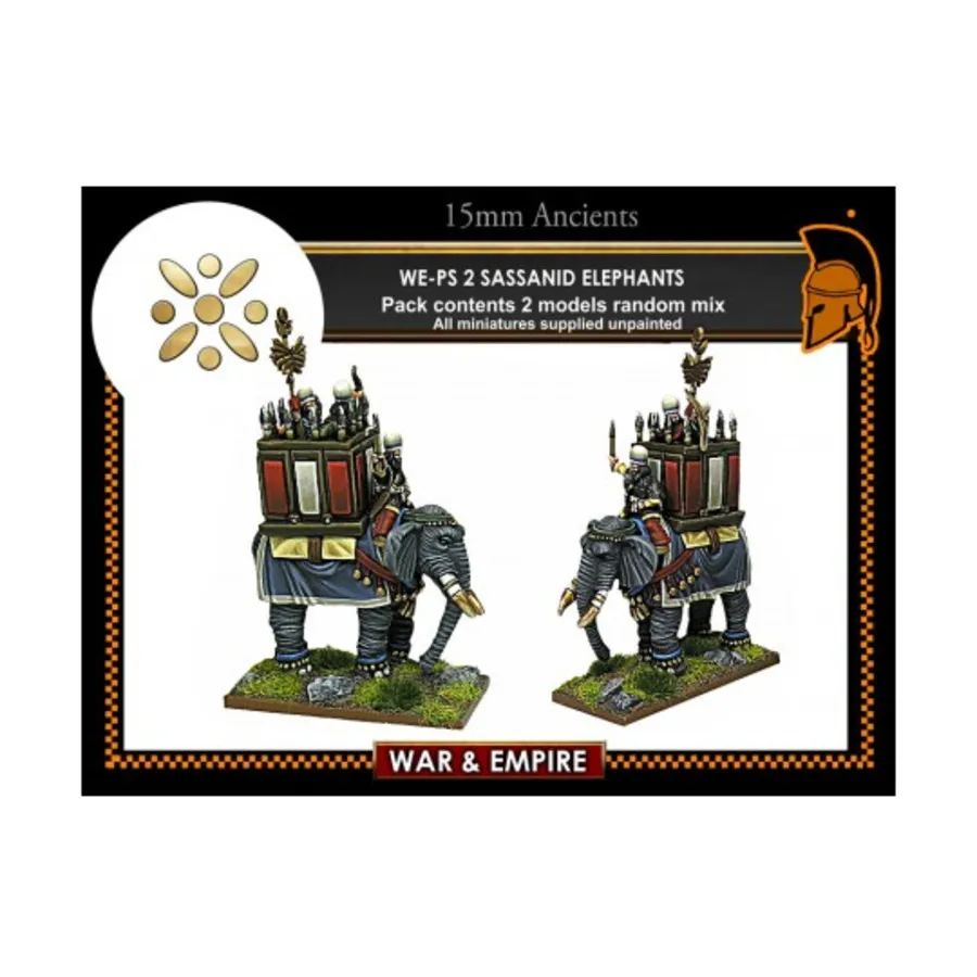 

Слоны - Сасаниды, War & Empire - Ancient Miniatures - Persian (15mm)
