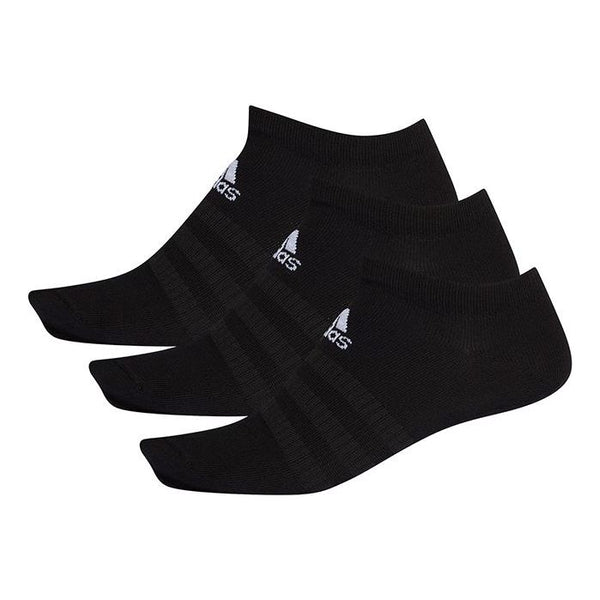Носки adidas Light Low 3pp Training Sports Socks Black, черный носки adidas light low 3pp р 39 41 m black dz9402