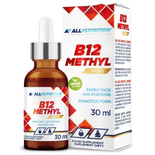 Allnutrition, Витамин B12 Метил 30 мл капли