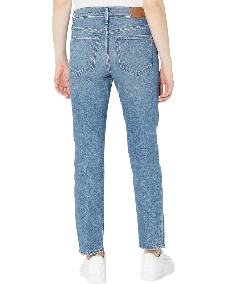 Джинсы Madewell The Mid-Rise Perfect Vintage Jean in Ainsdale Wash: Knee-Rip Edition, цвет Ainsdale Wash