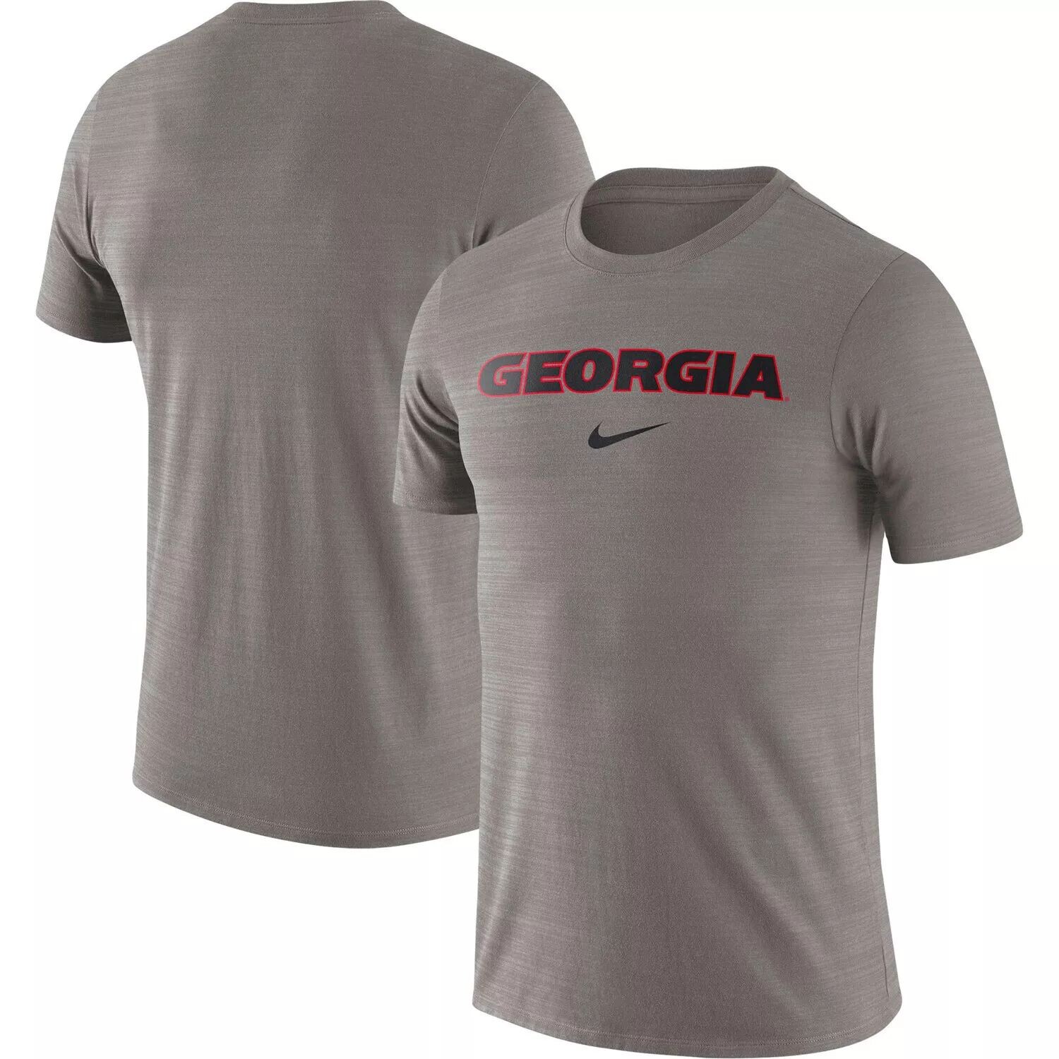 

Мужская футболка Heather Grey Georgia Bulldogs Team Issue Velocity Performance Nike