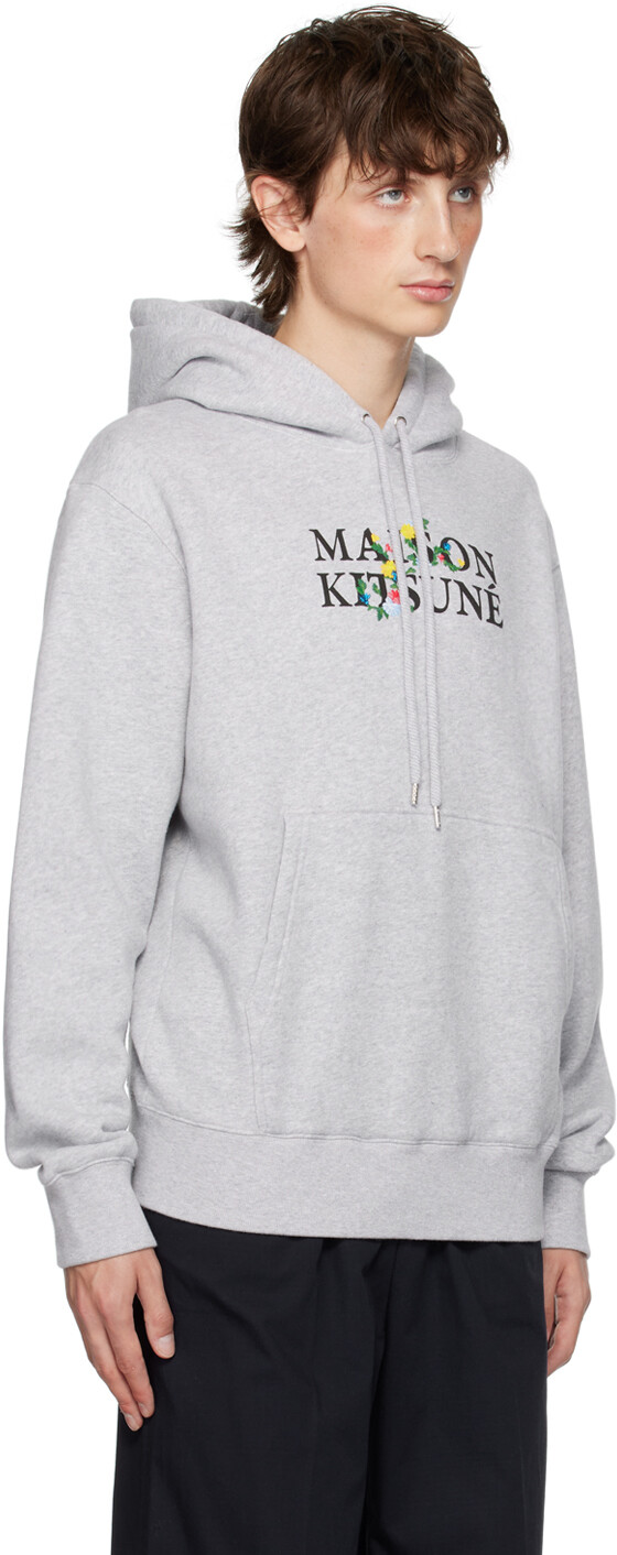 

Толстовка с серыми цветами Maison Kitsune