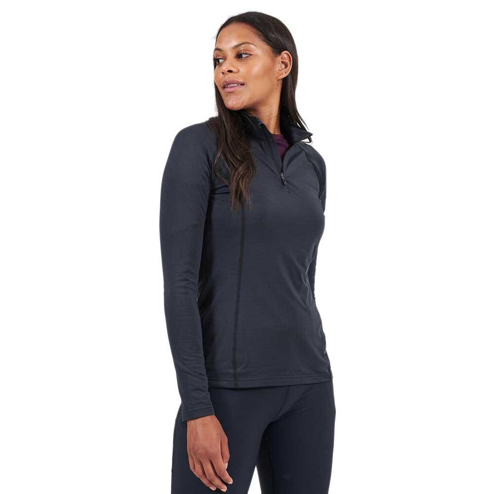 

Базовый слой с длинным рукавом Montane Dart Thermo 1/2 Zip, черный