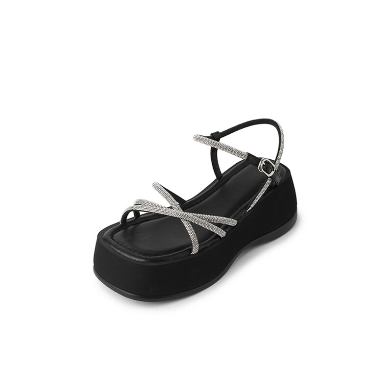

Сандалии JIUXINGDAO One-Strap Sandals Women's, черный