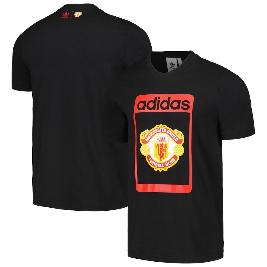 

Футболка с коротким рукавом adidas Originals Manchester United, черный