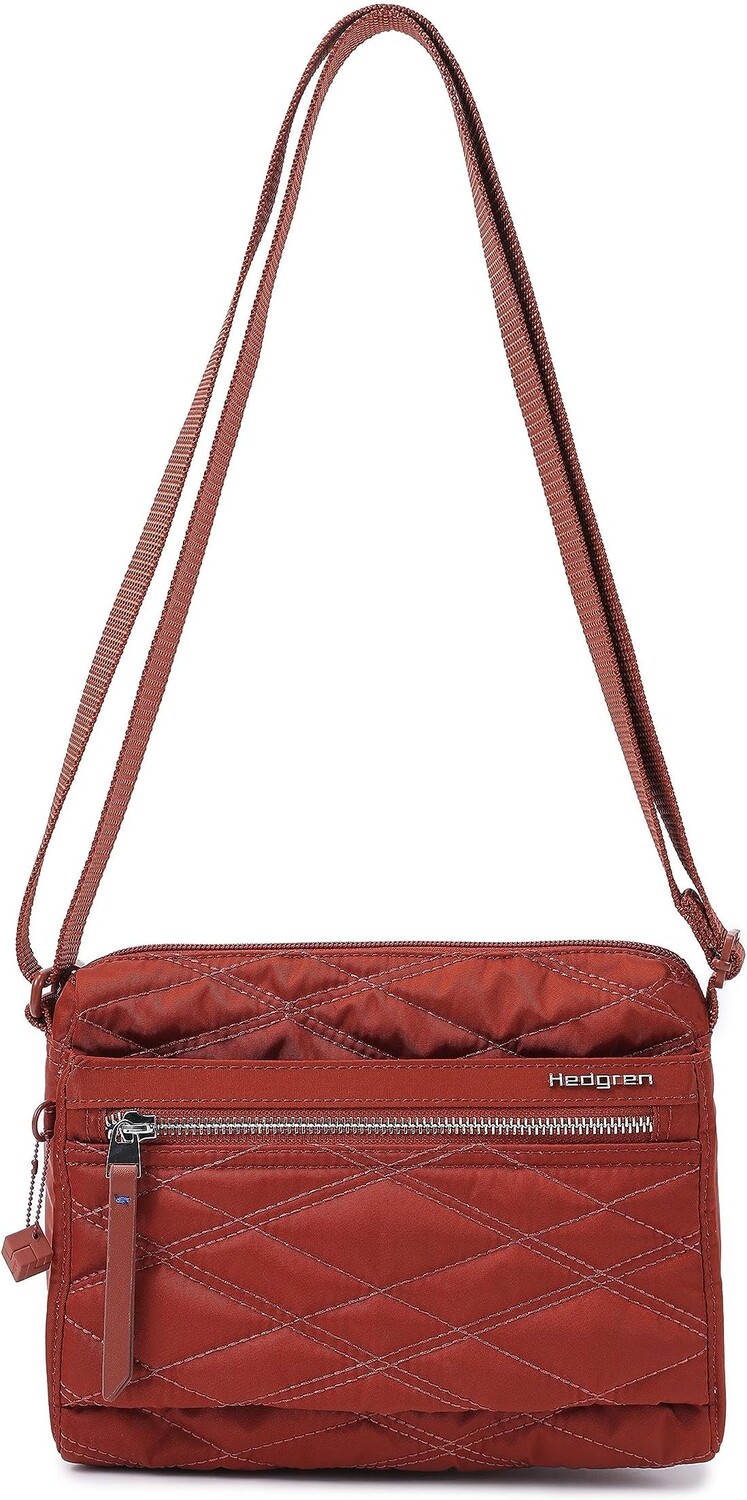 

Сумка через плечо Eye RFID Hedgren, цвет D Quilt Brandy Brown