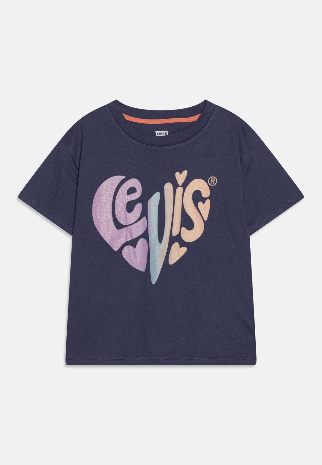 

Футболка с принтом Heart Levis Oversized Tee Levi's, цвет crown blue