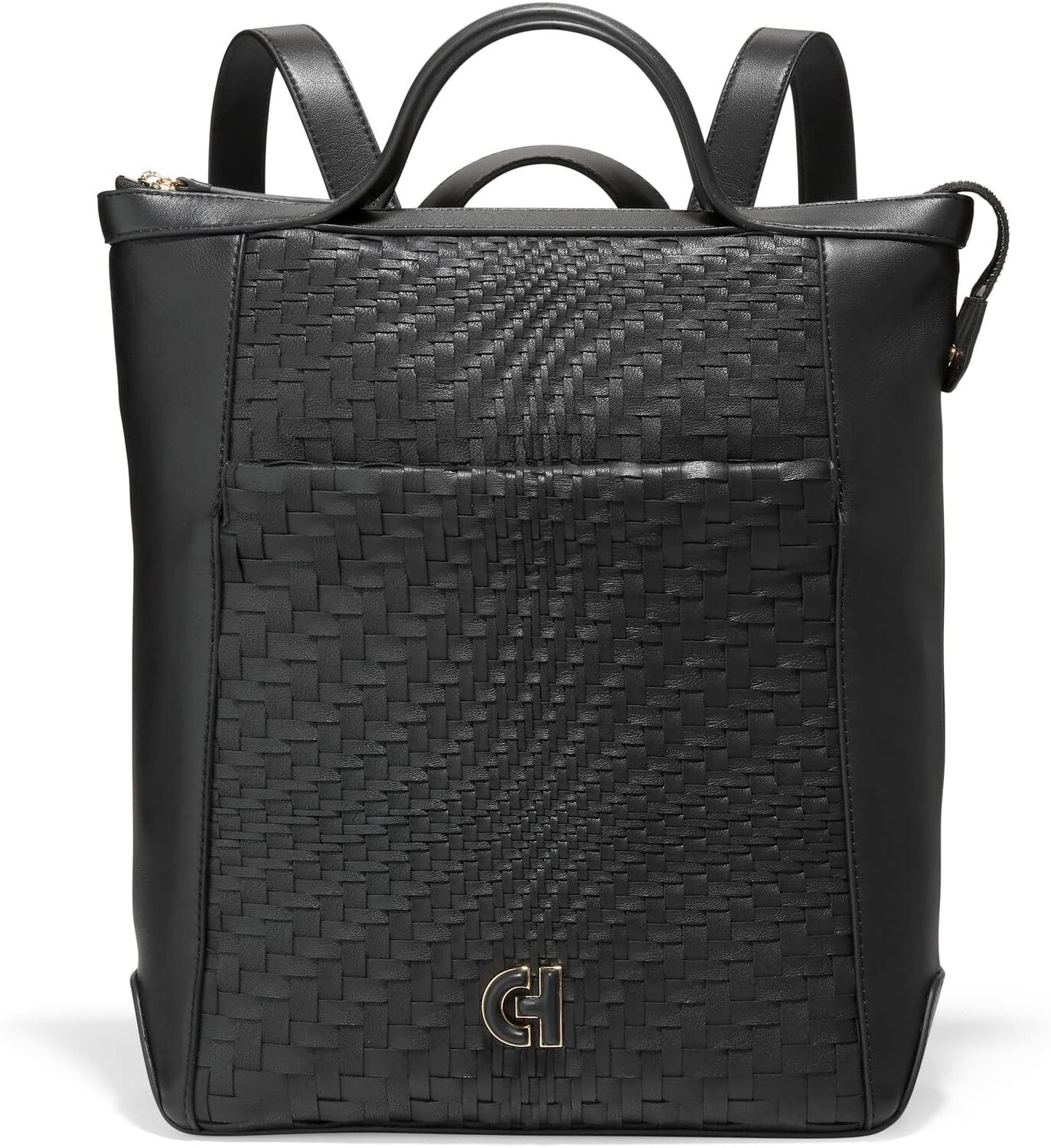 

Рюкзак Small Grand Ambition Convertible Backpack Cole Haan, цвет Black/Woven