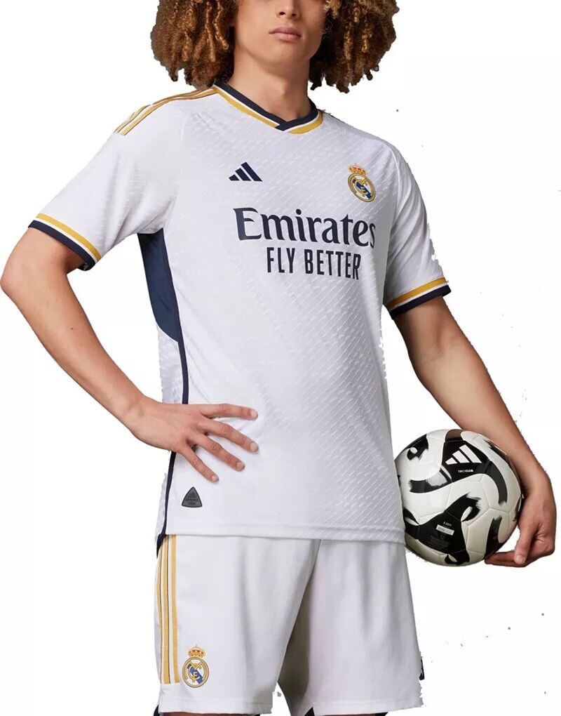 

Аутентичная домашняя футболка Adidas Real Madrid 2023