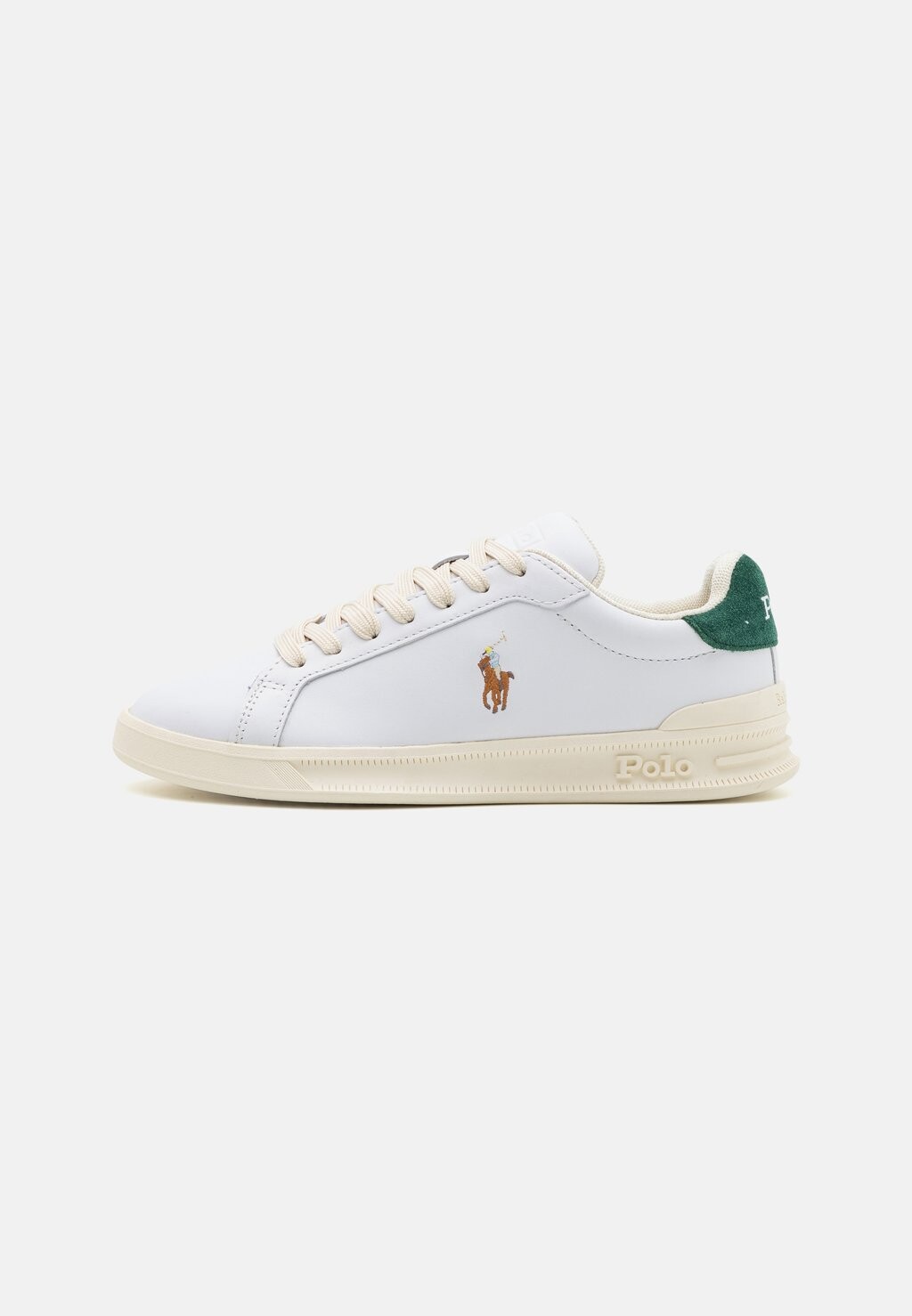 

Кроссовки Polo Ralph Lauren Lace Unisex, белый / колледж-зеленый