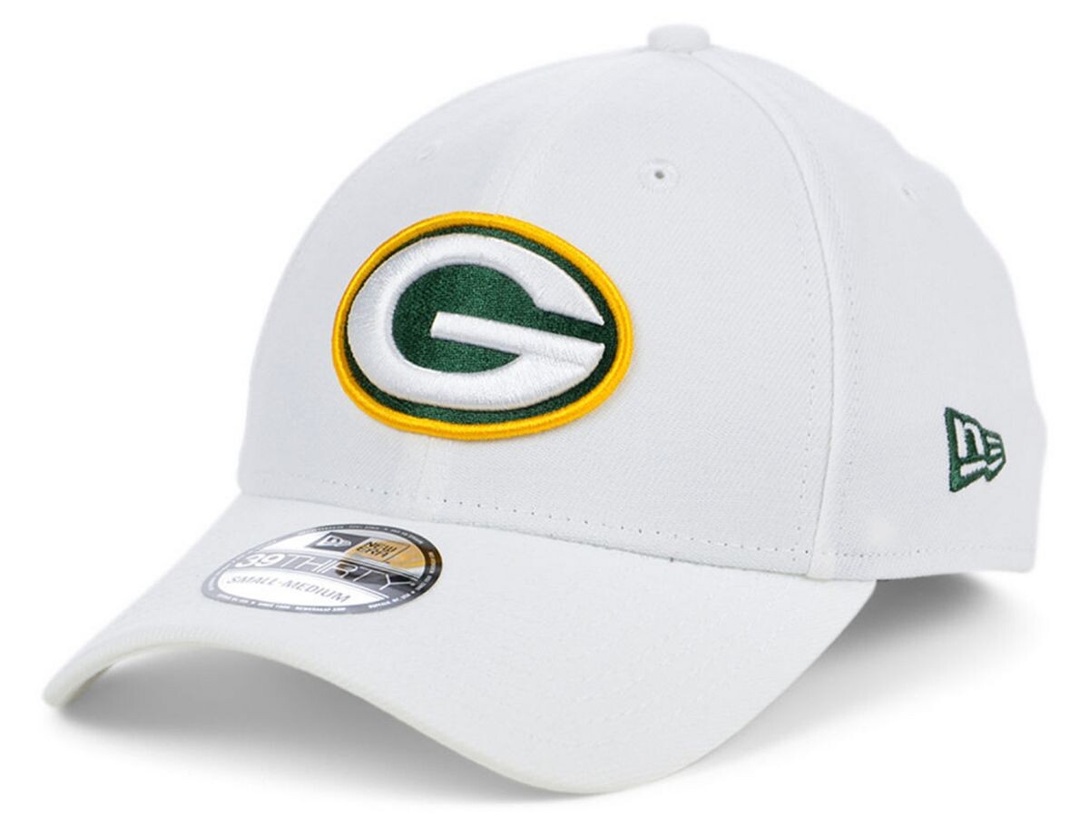 

Кепка Green Bay Packers White Team Classic 39THIRTY New Era