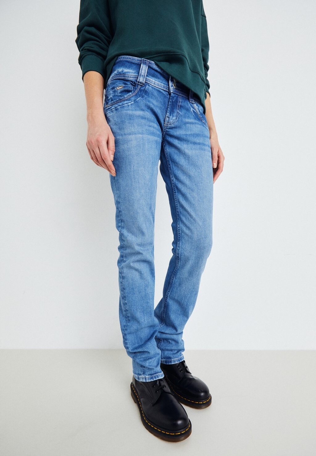 

Джинсы прямого кроя GEN Pepe Jeans, цвет blue