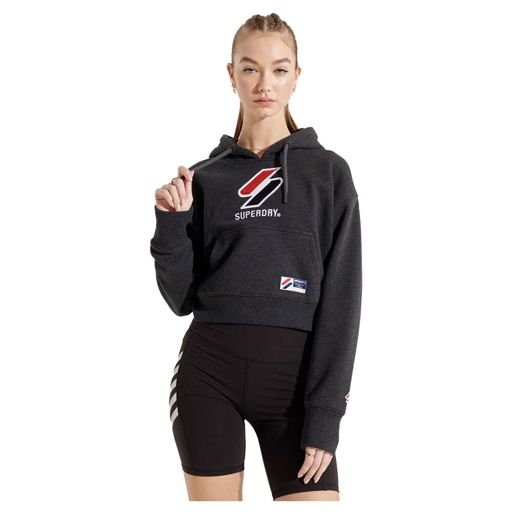 

Худи Superdry Sportstyle Classic Boxy, черный