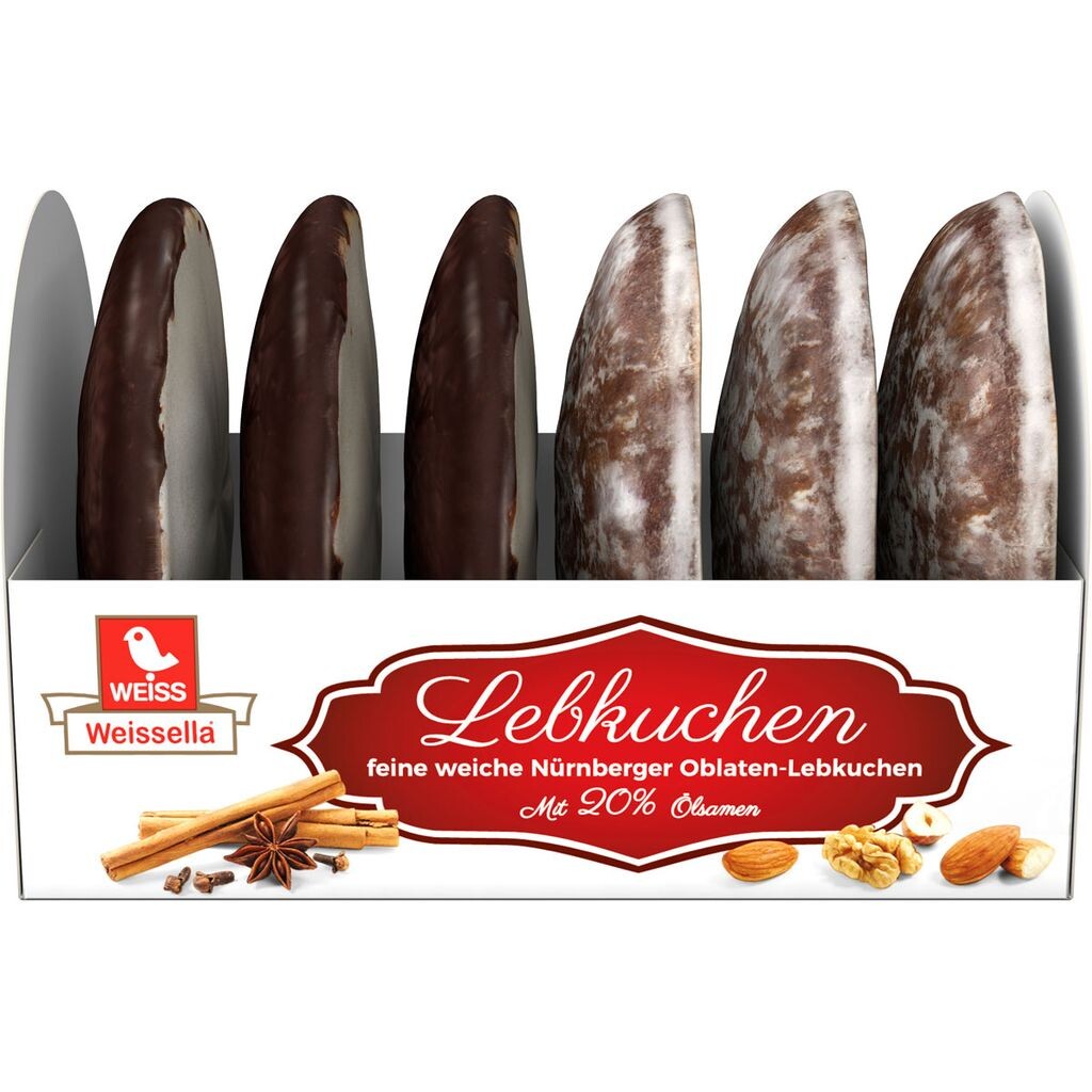 

Вафельные пирожные Weiss Weissella вкусные 2 раза ассорти 200г Henry Lambertz