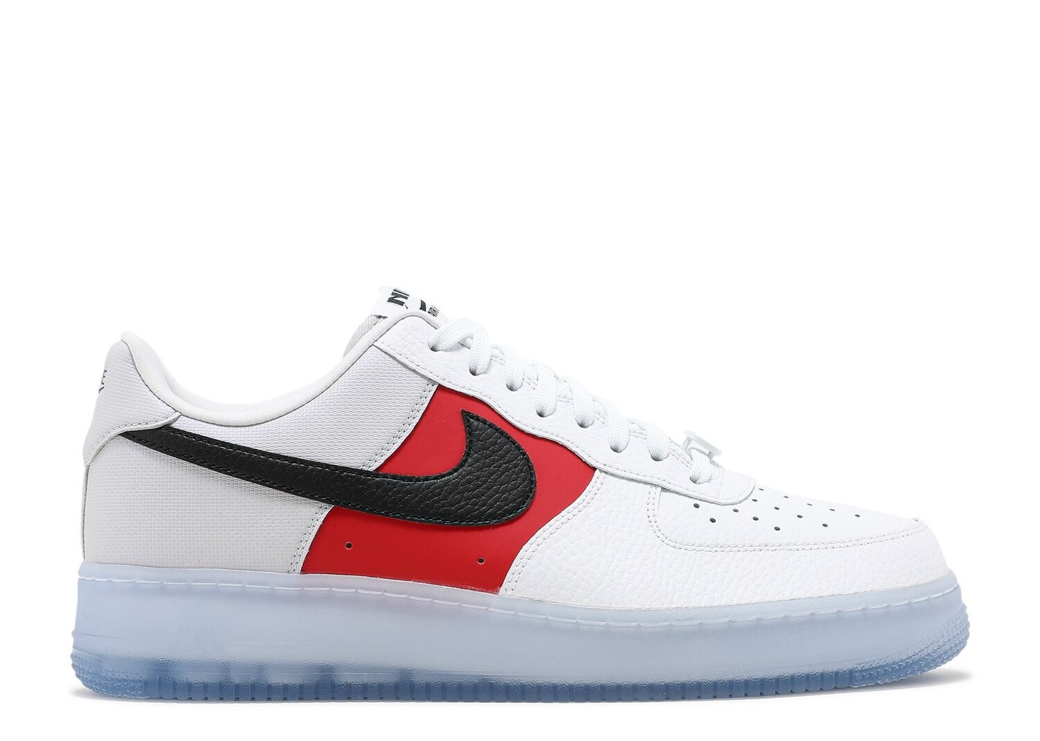 

Кроссовки Nike Air Force 1 '07 Lv8 Emb 'Icy Soles - University Red', белый, Белый;серый