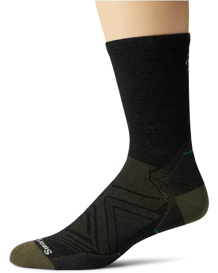

Носки Smartwool Run Zero Cushion Mid Crew, угольный