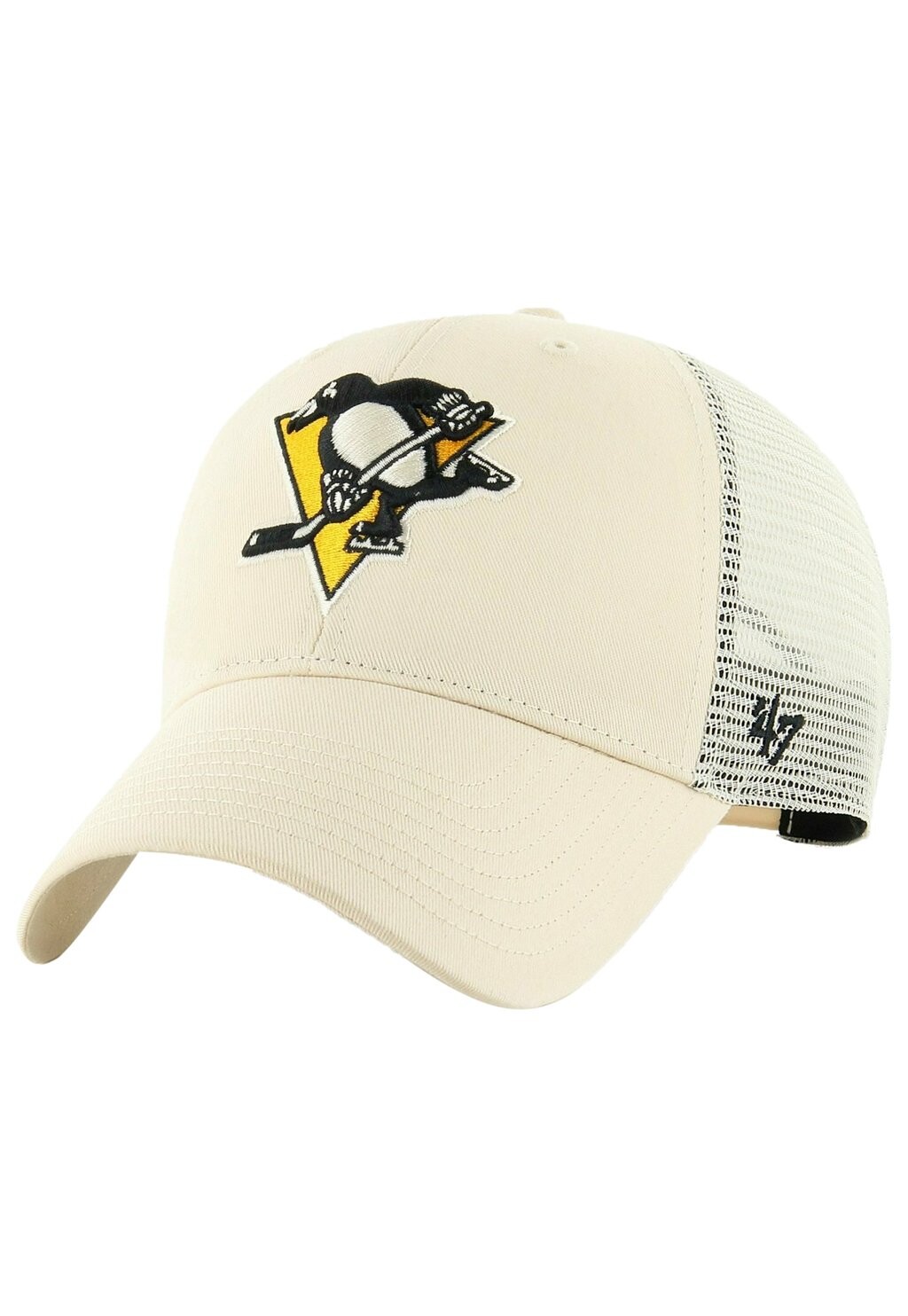 Бейсболка BRANSON PITTSBURGH PENGUINS '47, цвет beige бейсболка 47brand bracken mvp pittsburgh penguins белый h brckn15qmv wh