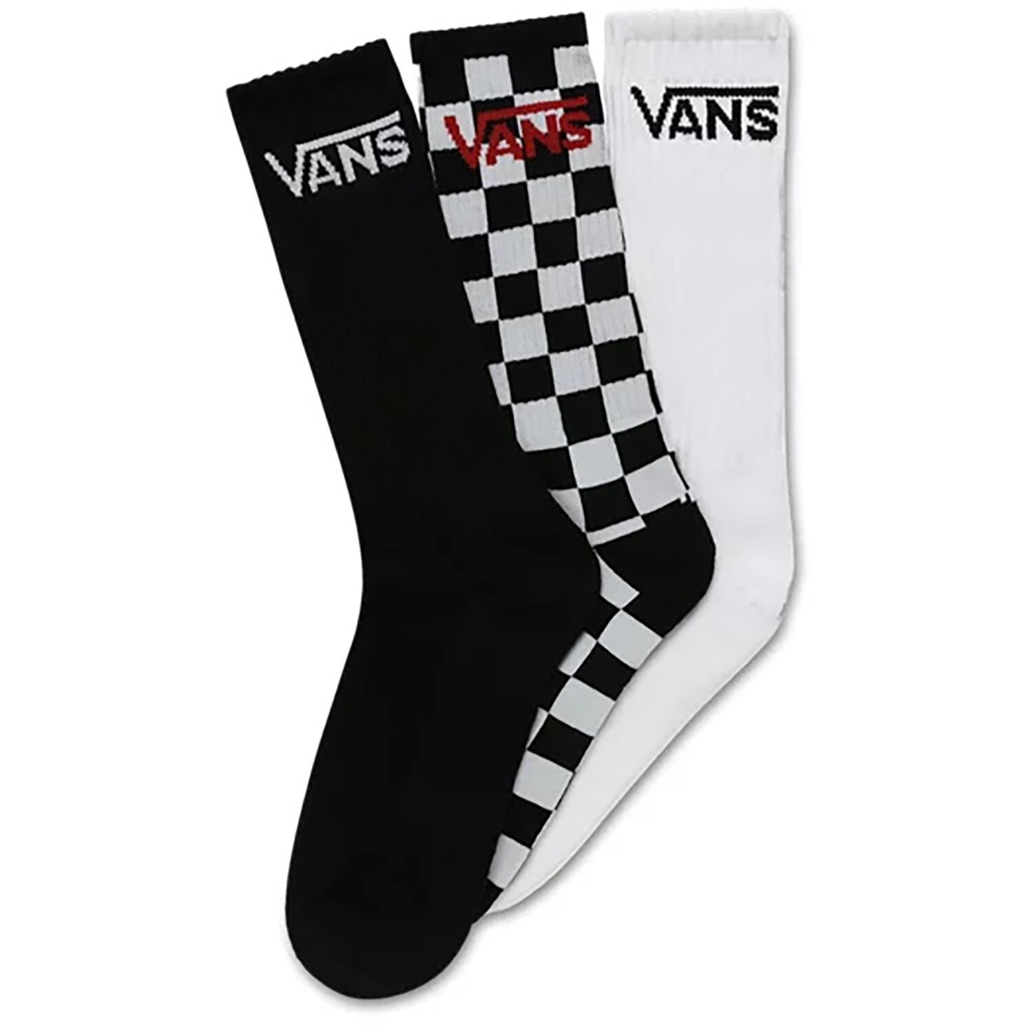 

Носки Vans Classic Crew, цвет Black/Checkerboard