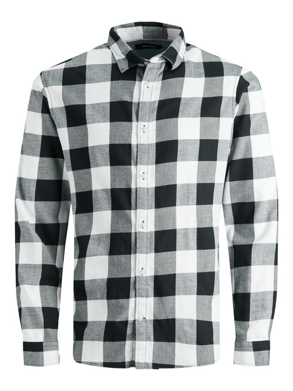 

Рубашка на пуговицах стандартного кроя Jack & Jones Junior Gingham, белый