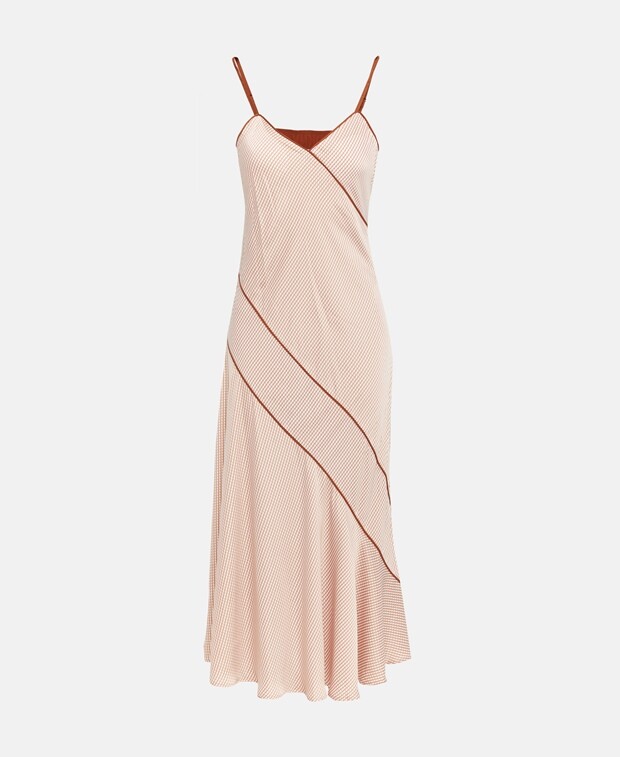 

Длинное платье DKNY, песочный