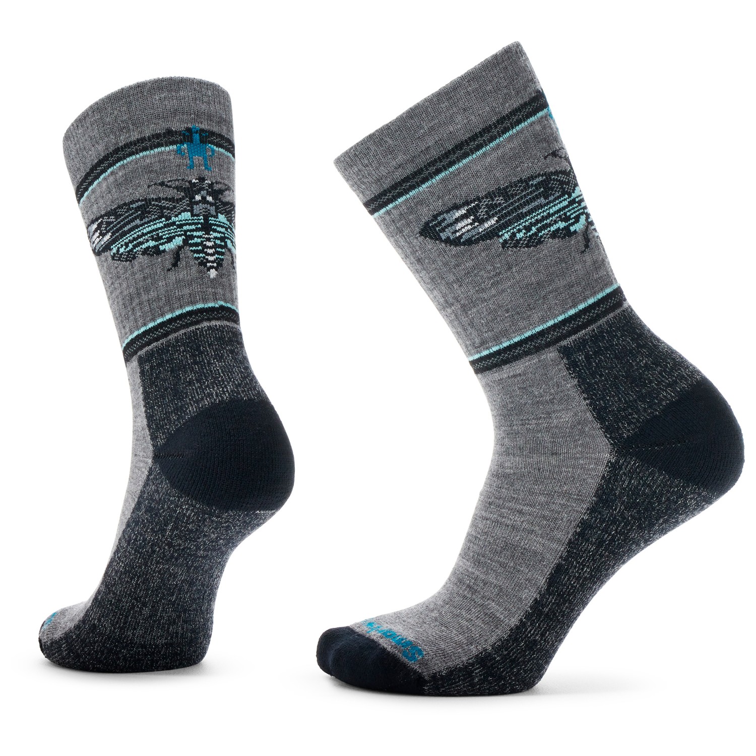 Многофункциональные носки Smartwool Everyday Forest Loot 2 Crew Socks, цвет Medium Gray