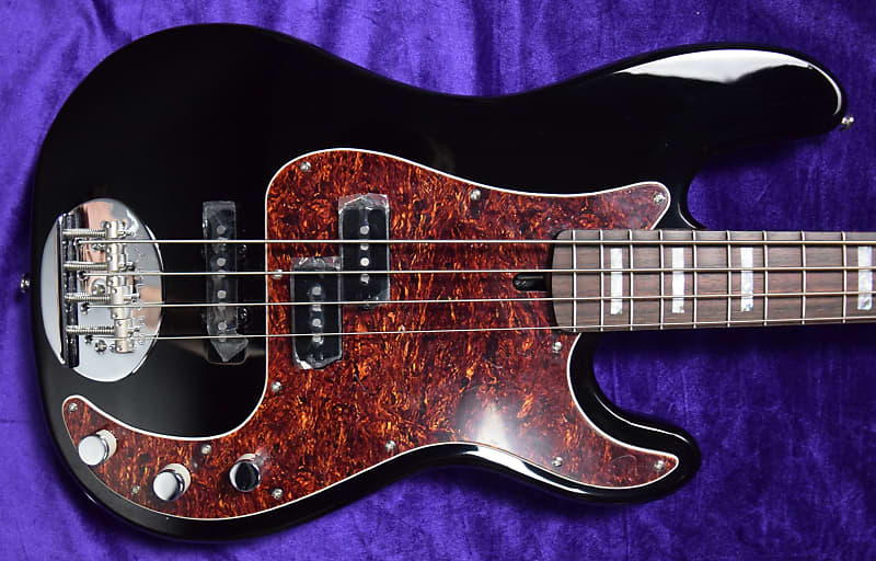 Басс гитара Lakland Skyline 44-64 Custom, Black / Rosewood басс гитара lakland skyline 44 64 gz fretless trans purple lined ebony