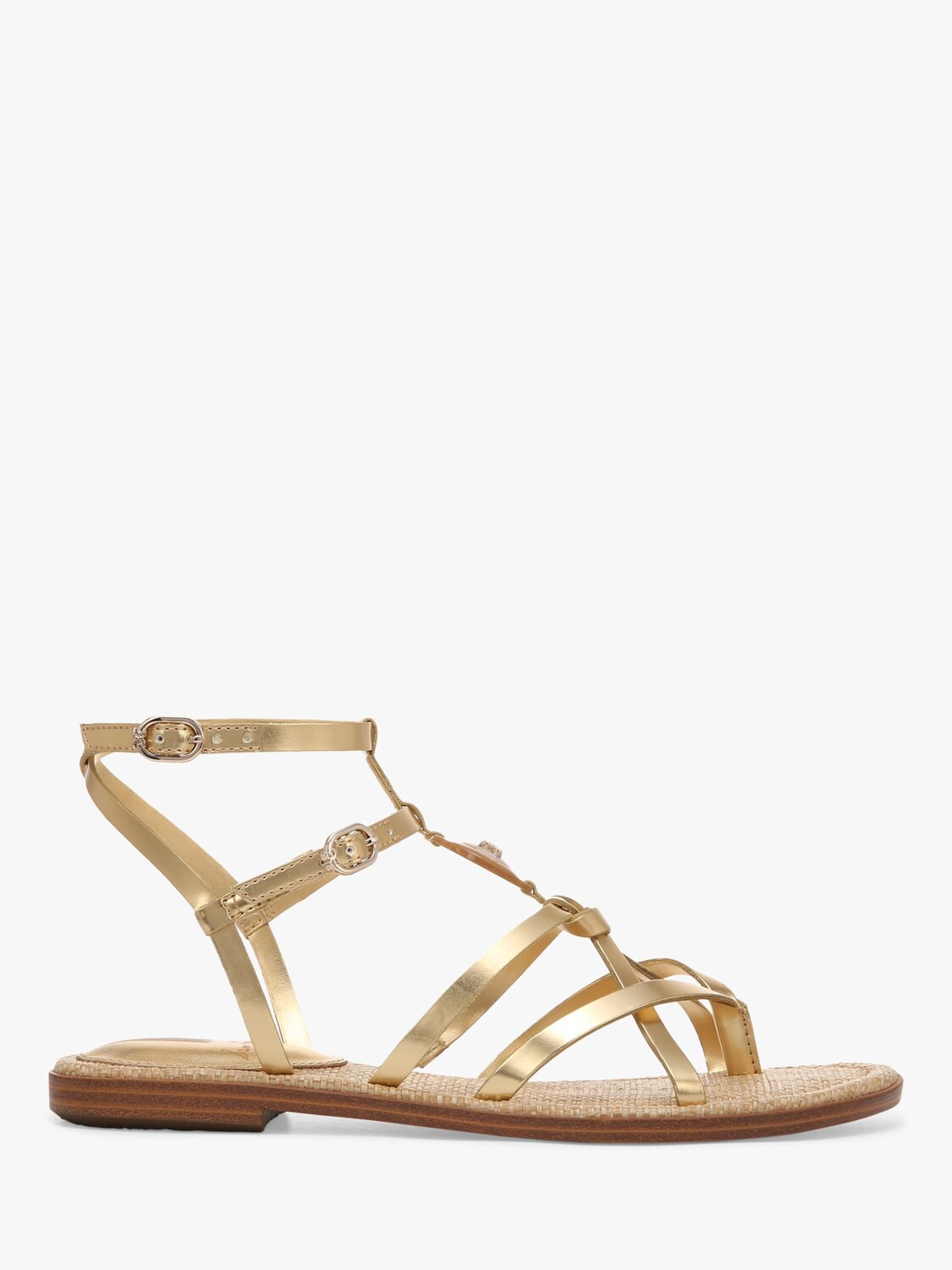 

Гладиаторские сандалии Sam Edelman Gwen, янтарно-золотой